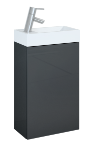 SZAFKA ANTRACYT+UMYWALKA 402X225 KPL YOUNG BASIC ELITA ( nowy kod RE166042006610 )