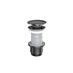 KOREK UMYWALKOWO - BIDETOWY CLICK-CLAK GRAFIT SZCZOTKOWANY EXCELLENT