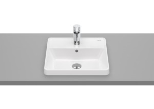 GAP SQUARE UMYWALKA BLATOWA Z OTWOREM 42X39 CM ROCA