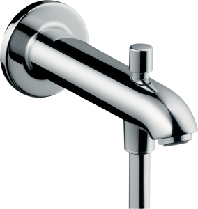 Hansgrohe Wylewka wannowa 22,8 cm z przełącznikiem  Chrom