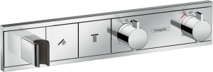 Hansgrohe RainSelect Bateria termostatyczna do 2 odbiorników, montaż podtynkowy, element zewnętrzny RainSelect Chrom