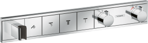 Hansgrohe RainSelect Bateria termostatyczna do 4 odbiorników, montaż podtynkowy, element zewnętrzny RainSelect Chrom