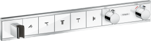 Hansgrohe RainSelect Bateria termostatyczna do 5 odbiorników, montaż podtynkowy, element zewnętrzny RainSelect Biały/Chrom