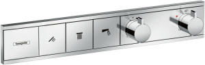 Hansgrohe RainSelect Bateria termostatyczna do 3 odbiorników, montaż podtynkowy, element zewnętrzny RainSelect Chrom