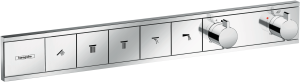 Hansgrohe RainSelect Bateria termostatyczna do 5 odbiorników, montaż podtynkowy,element zewnętrzny RainSelect Chrom