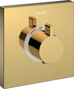 Hansgrohe ShowerSelect Bateria termostatyczna HighFlow, montaż podtynkowy, element zewnętrzny ShowerSelect Złoty Optyczny Polerowany