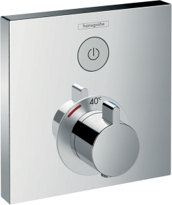 Hansgrohe ShowerSelect Bateria termostatyczna do 1 odbiornika, montaż podtynkowy, element zewnętrzny ShowerSelect Chrom