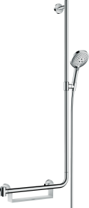 Hansgrohe Raindance Select S Zestaw prysznicowy 120 3jet z drążkiem 110 cm, Prawy Raindance Select S Chrom