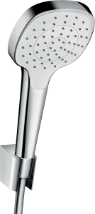 Hansgrohe Croma Select E Punktowy zestaw prysznicowy 1jet z wężem prysznicowym 160 cm Croma Select E Biały/Chrom