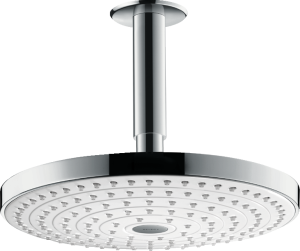 Hansgrohe Raindance Select S Głowica prysznicowa 240 2jet z przyłączem sufitowym Raindance Select S Biały/Chrom