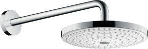 Hansgrohe Raindance Select S Głowica prysznicowa 240 2jet EcoSmart 9 l/min z ramieniem prysznicowym Raindance Select S Biały/Chrom