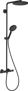 Hansgrohe Raindance Select S Komplet prysznicowy 240 1jet PowderRain z termostatem Raindance Select S Czarny Matowy