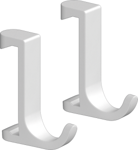 Hansgrohe WallStoris Wieszak na ręcznik wąski WallStoris Biały Matowy