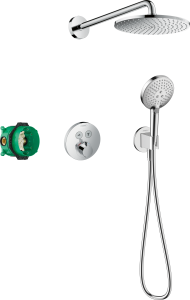 Hansgrohe Raindance S System prysznicowy 240 1 jet PowderRain z ShowerSelect S Raindance S Chrom