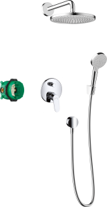 Hansgrohe System prysznicowy Crometta S 240 1jet z baterią jednouchwytową