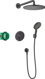 Hansgrohe Croma System prysznicowy 280 1jet z Ecostat S Croma Czarny Matowy