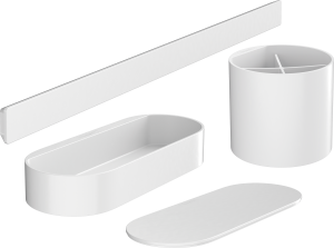 Hansgrohe WallStoris Zestaw łazienkowy WallStoris Biały Matowy