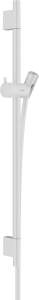 Hansgrohe Unica Drążek prysznicowy S Puro 65 cm z wężem Unica Biały Matowy