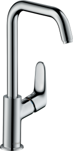 Hansgrohe Focus Jednouchwytowa bateria umywalkowa 240 z obrotową wylewką bez kompletu odpływowego Focus Chrom