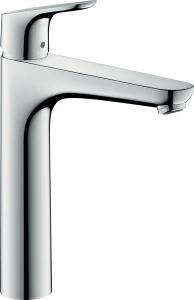 Hansgrohe Focus Jednouchwytowa bateria umywalkowa 190 z 2 zakresami przepływu i kompletem odpływowym Focus Chrom