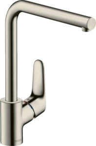 Hansgrohe Focus M41 Jednouchwytowa bateria kuchenna 280, 1jet Focus M41 Stal Szlachetna Finish