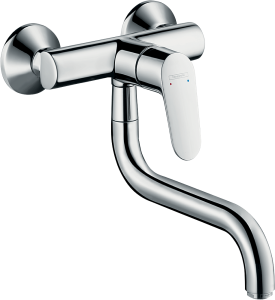 Hansgrohe Focus M41 Jednouchwytowa bateria kuchenna , montaż ścienny, 1jet Focus M41 Chrom