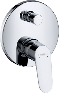 Hansgrohe Bateria wannowa podtynkowa Focus element zewnętrzny chrom