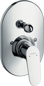 Hansgrohe Bateria wannowa podtynkowa Focus element zewnętrzny chrom