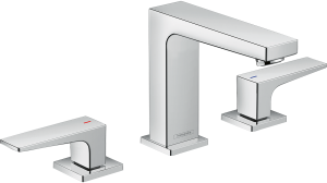 Hansgrohe Bateria umywalkowa 3-otworowa Metropol 110 z odpływem Push-Open