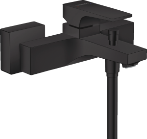 Hansgrohe Bateria wannowa natynkowa Metropol jednouchwytowa czarny matowy