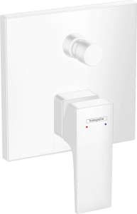 Hansgrohe Bateria wannowa podtynkowa Metropol element zewnętrzny biały