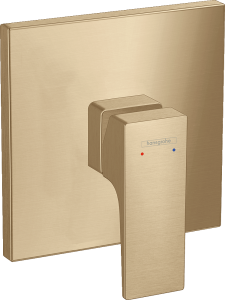 Hansgrohe Metropol Jednouchwytowa bateria prysznicowa, montaż podtynkowy, uchwyt jednoramienny, element zewnętrzny Metropol Brąz Szczotkowany