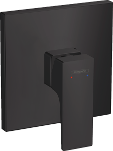 Hansgrohe Metropol Jednouchwytowa bateria prysznicowa, montaż podtynkowy, uchwyt jednoramienny, element zewnętrzny Metropol Czarny Matowy