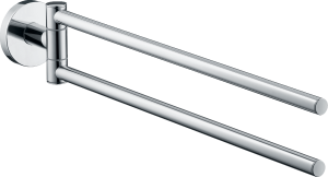 Hansgrohe Logis Wieszak na ręcznik, podwójne ramię Logis Chrom