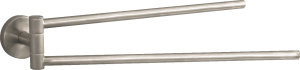 Hansgrohe Logis Wieszak na ręcznik, podwójne ramię Logis Nikiel Szczotkowany