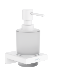 Hansgrohe AddStoris Dozownik mydła w płynie biały matowy