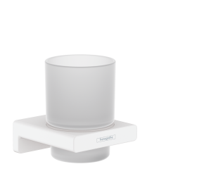 Hansgrohe AddStoris Kubek na szczoteczki do zębów biały matowy