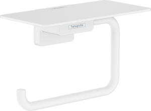 Hansgrohe AddStoris Uchwyt na papier toaletowy z półką biały matowy