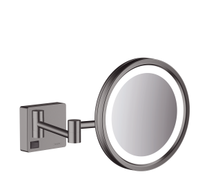 Hansgrohe AddStoris Lusterko kosmetyczne z oświetleniem LED czarny chrom