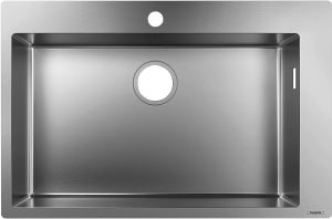 Hansgrohe S71 S711-F660 Zlewozmywak nablatowy 660 S71 Stal Szlachetna