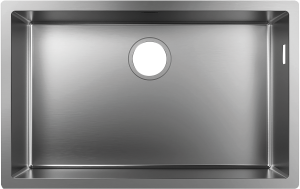 Hansgrohe S71 S719-U660 Zlewozmywak podblatowy 660 S71 Stal Szlachetna