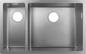 Hansgrohe S71 S719-U655 Zlewozmywak podblatowy 180/450 S71 Stal Szlachetna