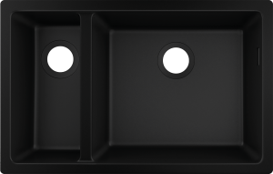 Hansgrohe S51 S510-U635 Zlewozmywak podblatowy 180/450 S51 Grafitowa Czerń