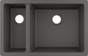 Hansgrohe S51 S510-U635 Zlewozmywak podblatowy 180/450 S51 Kamienna Szarość