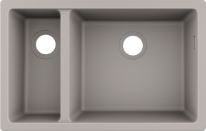 Hansgrohe S51 S510-U635 Zlewozmywak podblatowy 180/450 S51 Szarość Betonu