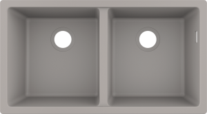 Hansgrohe S51 S510-U770 Zlewozmywak podblatowy 370/370 S51 Szarość Betonu