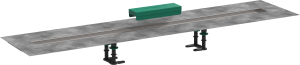Hansgrohe RainDrain Zestaw instalacyjny 1200 na posadzkę do odpływów liniowych RainDrain