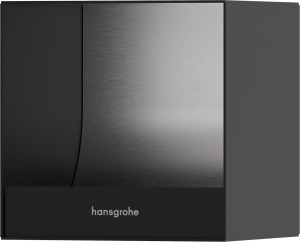 Hansgrohe XtraStoris Original Wnęka z uchwytem na papier toaletowy 150/150 /140 XtraStoris Original Czarny Matowy