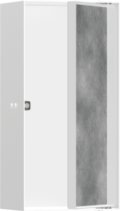 Hansgrohe XtraStoris Rock Wnęka ścienna z drzwiami do wyłożenia płytkami 300/150/100 XtraStoris Rock Biały Matowy