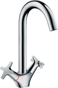 Hansgrohe Logis M32 2-uchwytowa bateria kuchenna 220, 1jet Logis M32 Chrom